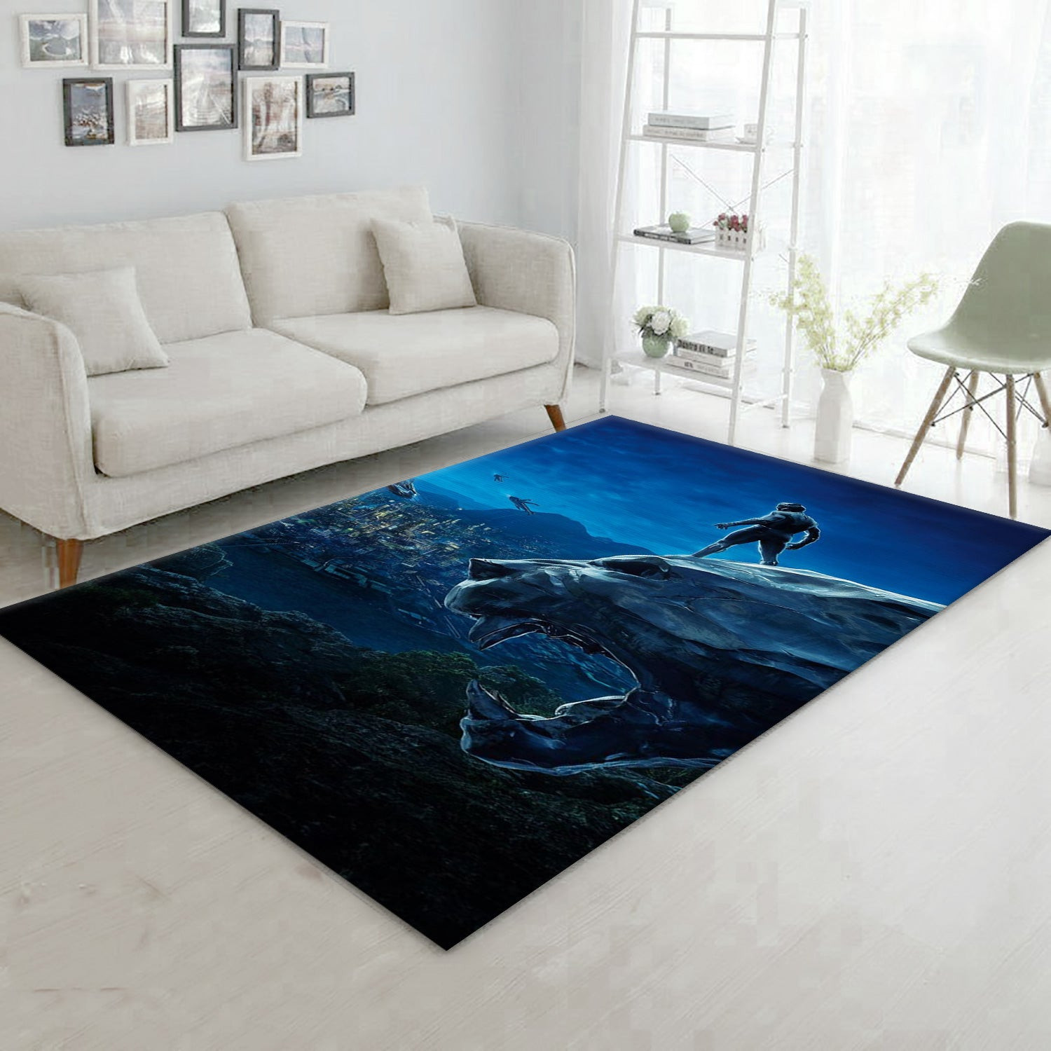 Black Panther Ver3 Area Rug For Christmas, Living Room Rug - Floor Decor - Indoor Outdoor Rugs