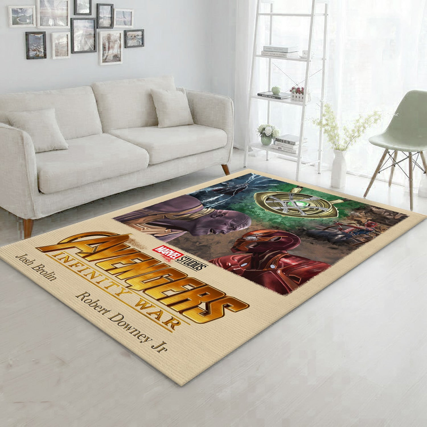 Avengers Infinity War Area Rug, Living Room Rug - Floor Decor - Indoor Outdoor Rugs