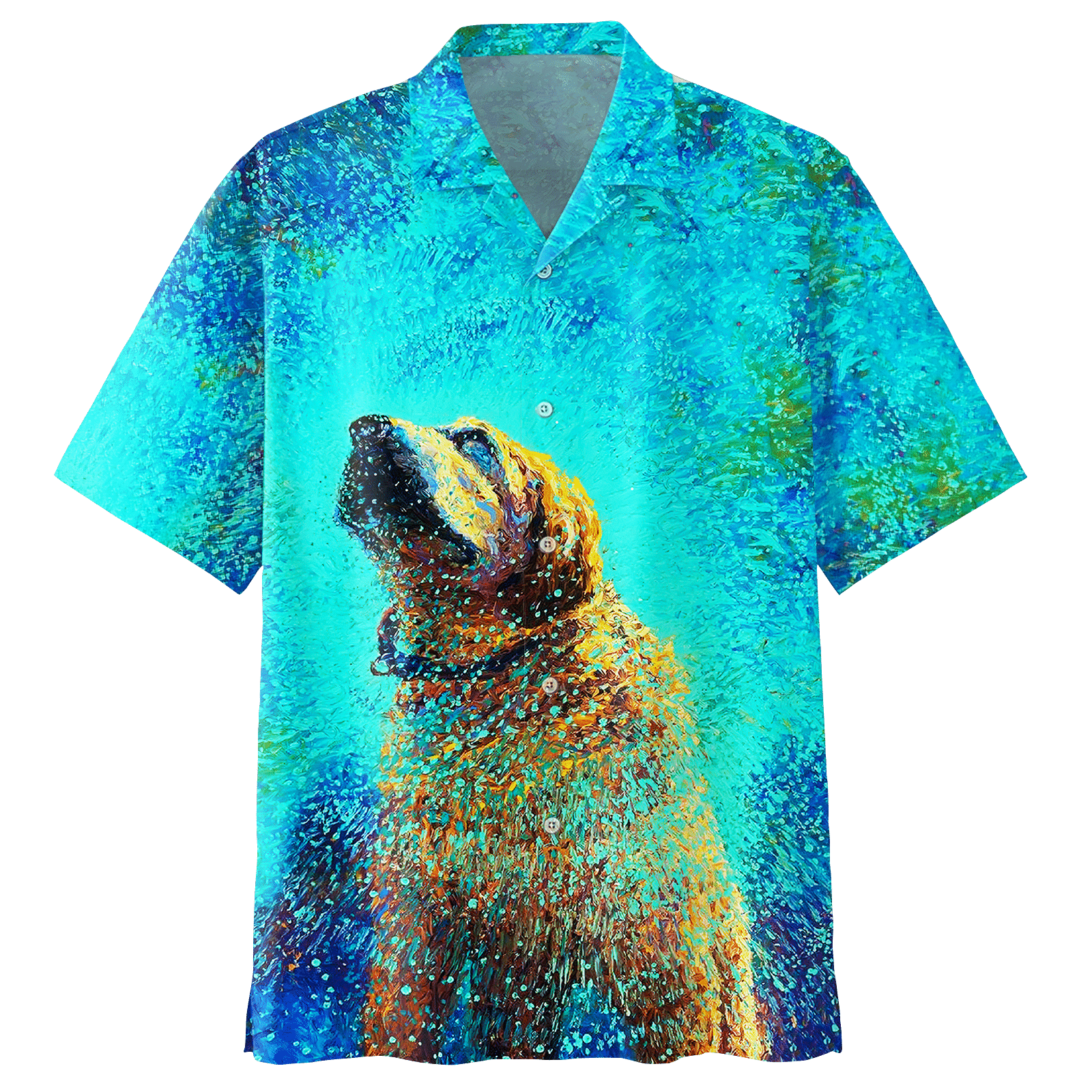 Dog Paint Hawaiian Shirt - NTL0403A-TK-01 For Men Women