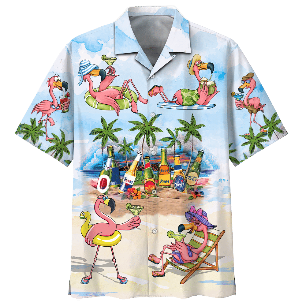 Flamingo Pattern Collection - Hawaiian Shirt For Men Women