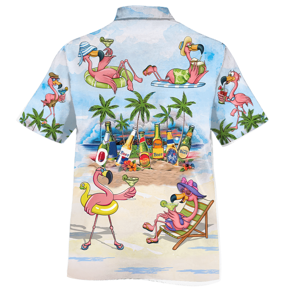 Flamingo Pattern Collection - Hawaiian Shirt For Men Women