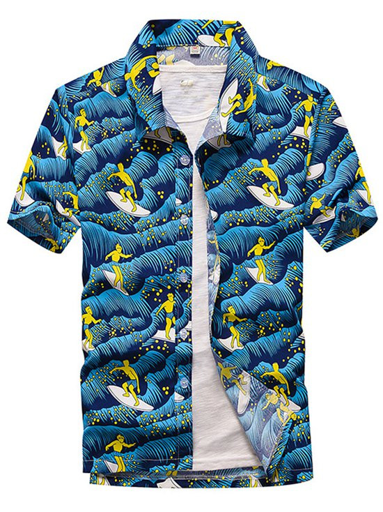 Summer Floral Vacation Shirts For Men Hawaiian Shirt for Men Women