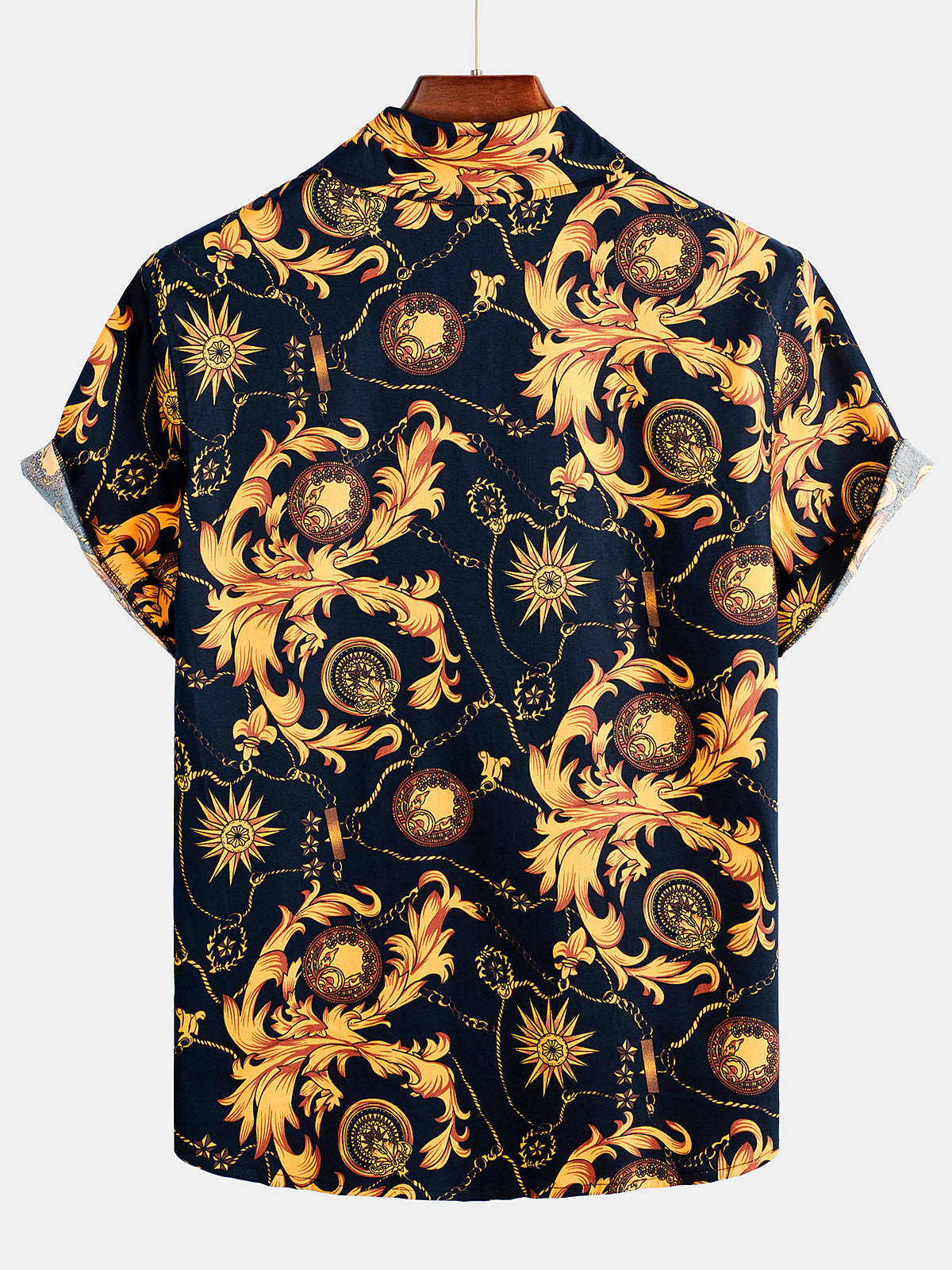 Mens Short Sleeve Cotton Shirts Hawaiian Shirt for Men Women