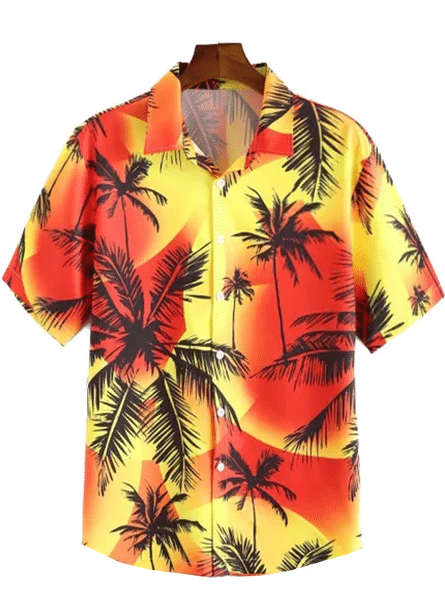 Short Sleeve Authentic Hawaiian Shirts For Men