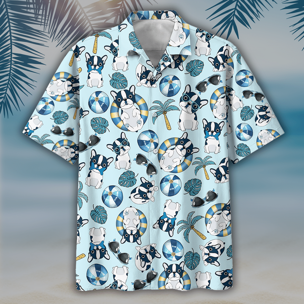 Bulldog Hawaiian Shirt 1 For Men Women