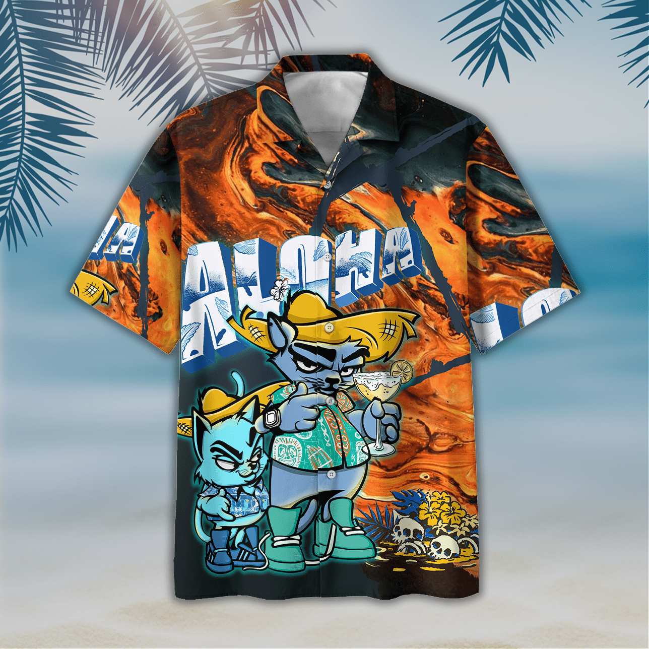 Cat Hawaiian Shirt For Men Women