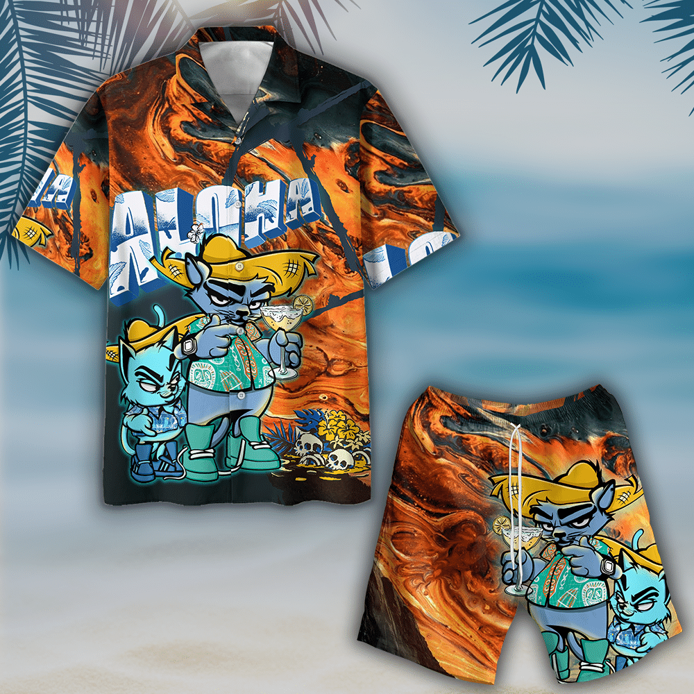 Cat Hawaiian Shirt For Men Women