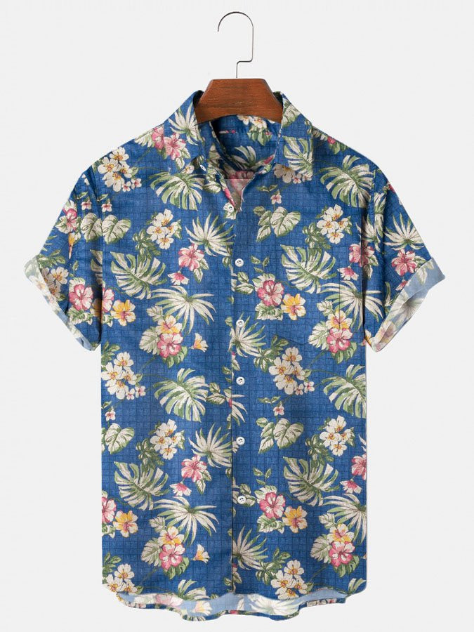 Palmwave Vacation Shirts For Men Hawaiian Shirt for Men Women