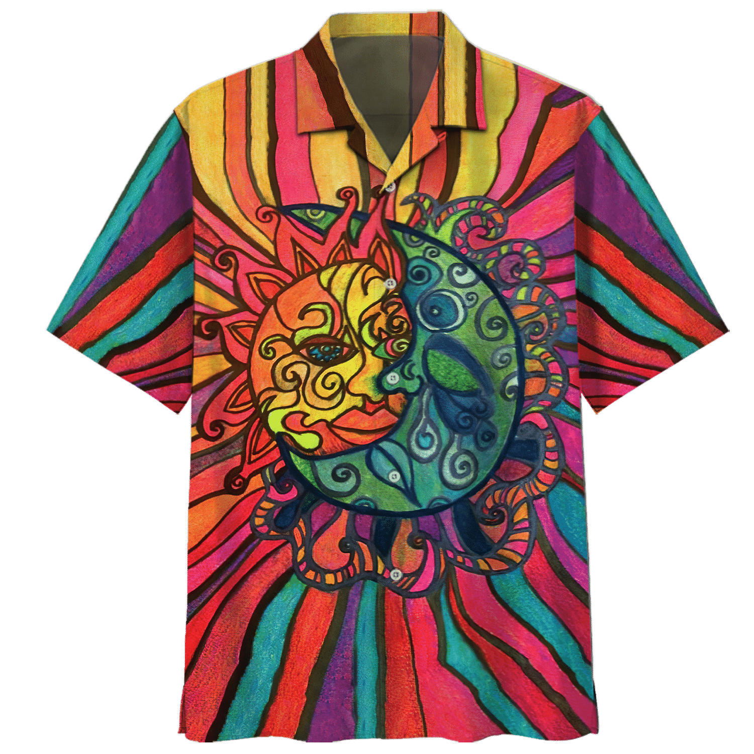 Hippie Hawaiian Shirt - 105 For Men Women