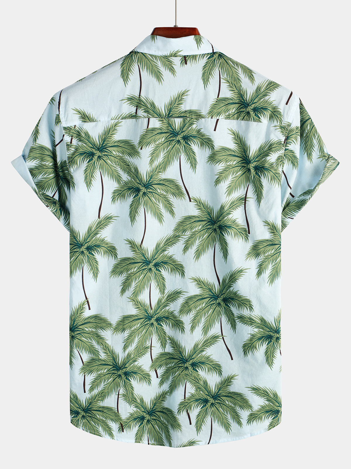 Mens Beach Casual Button Down Hawaiian Shirt