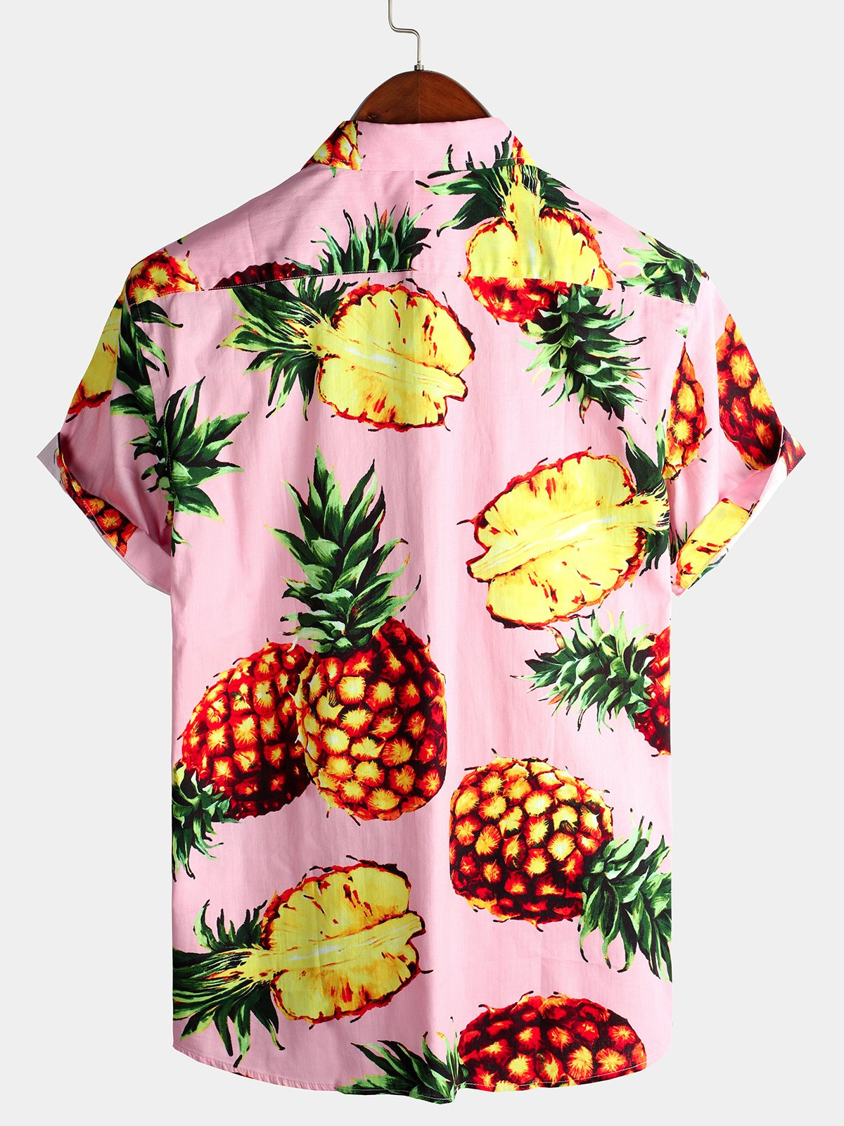 Mens Floral Holiday Cotton Shirt Hawaiian Shirt for Men Women