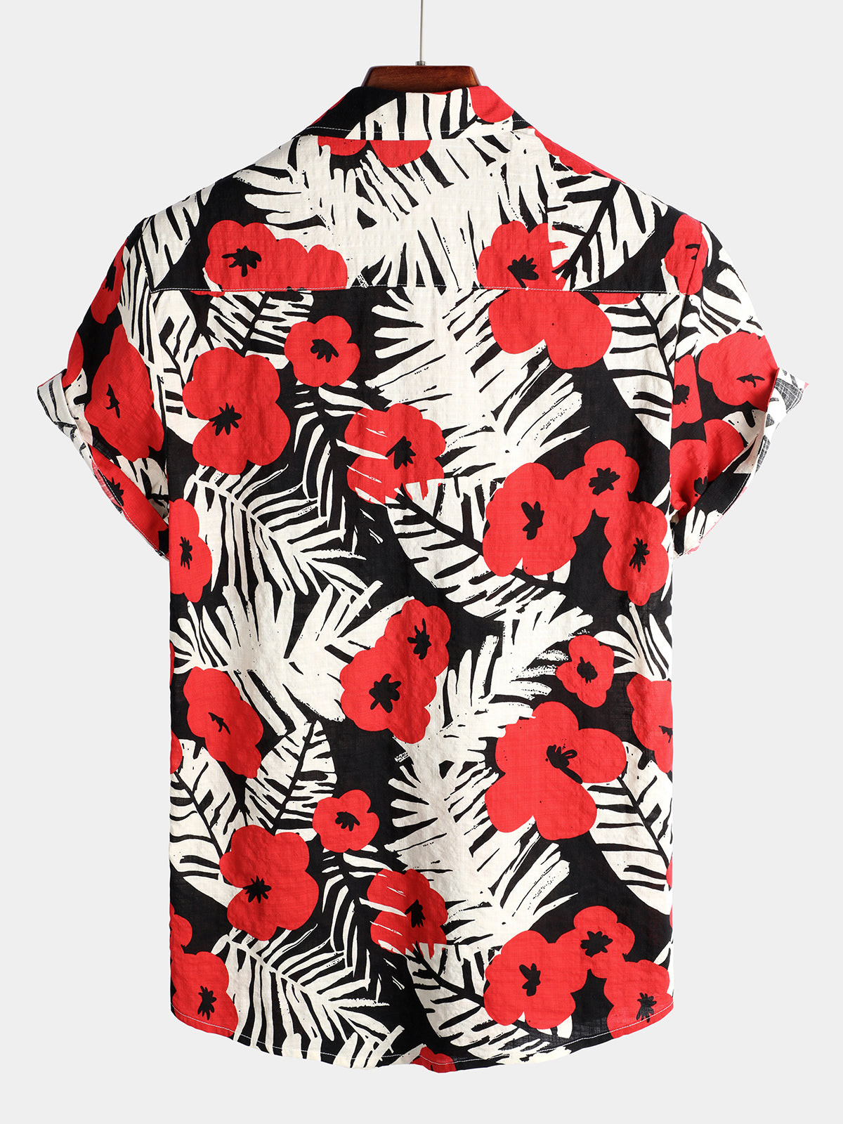 Mens Tropical Hawaiian Floral Shirt