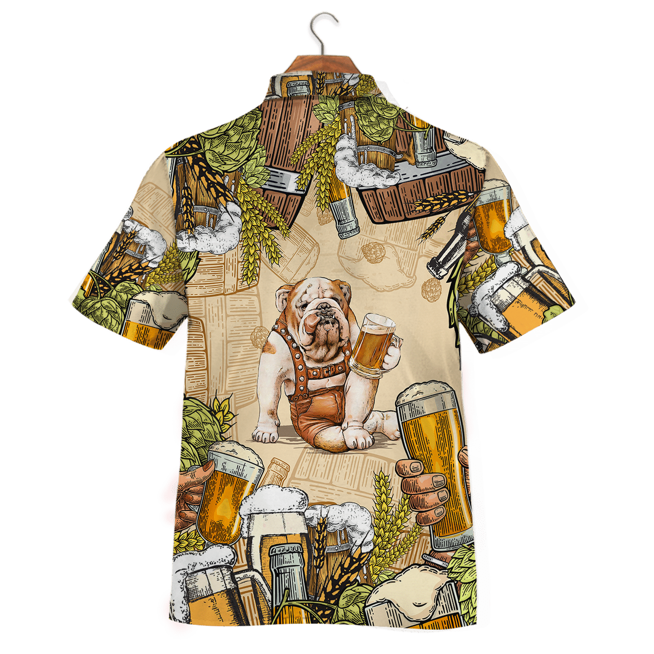 Bulldog Beer Hawaiian Shirt For Men Women