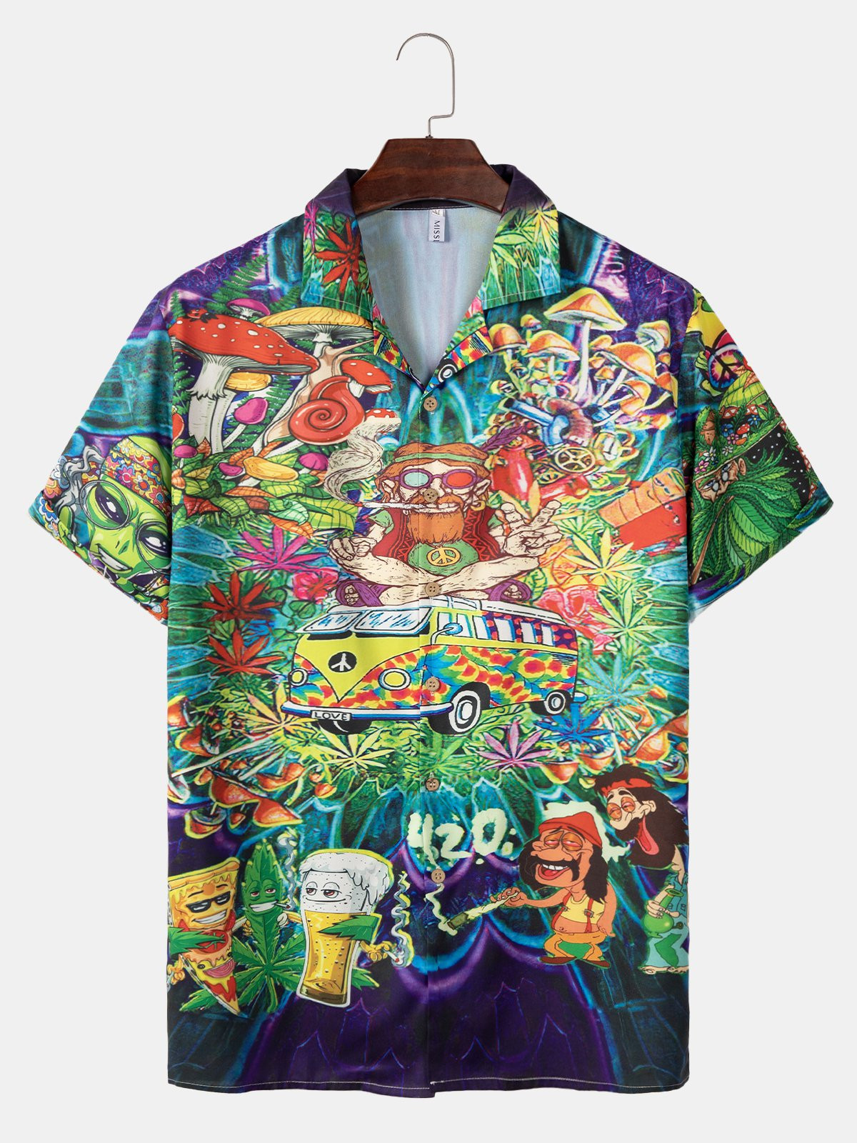 Abstract Casual Shirts  Tops Hawaiian Shirt for Men Women