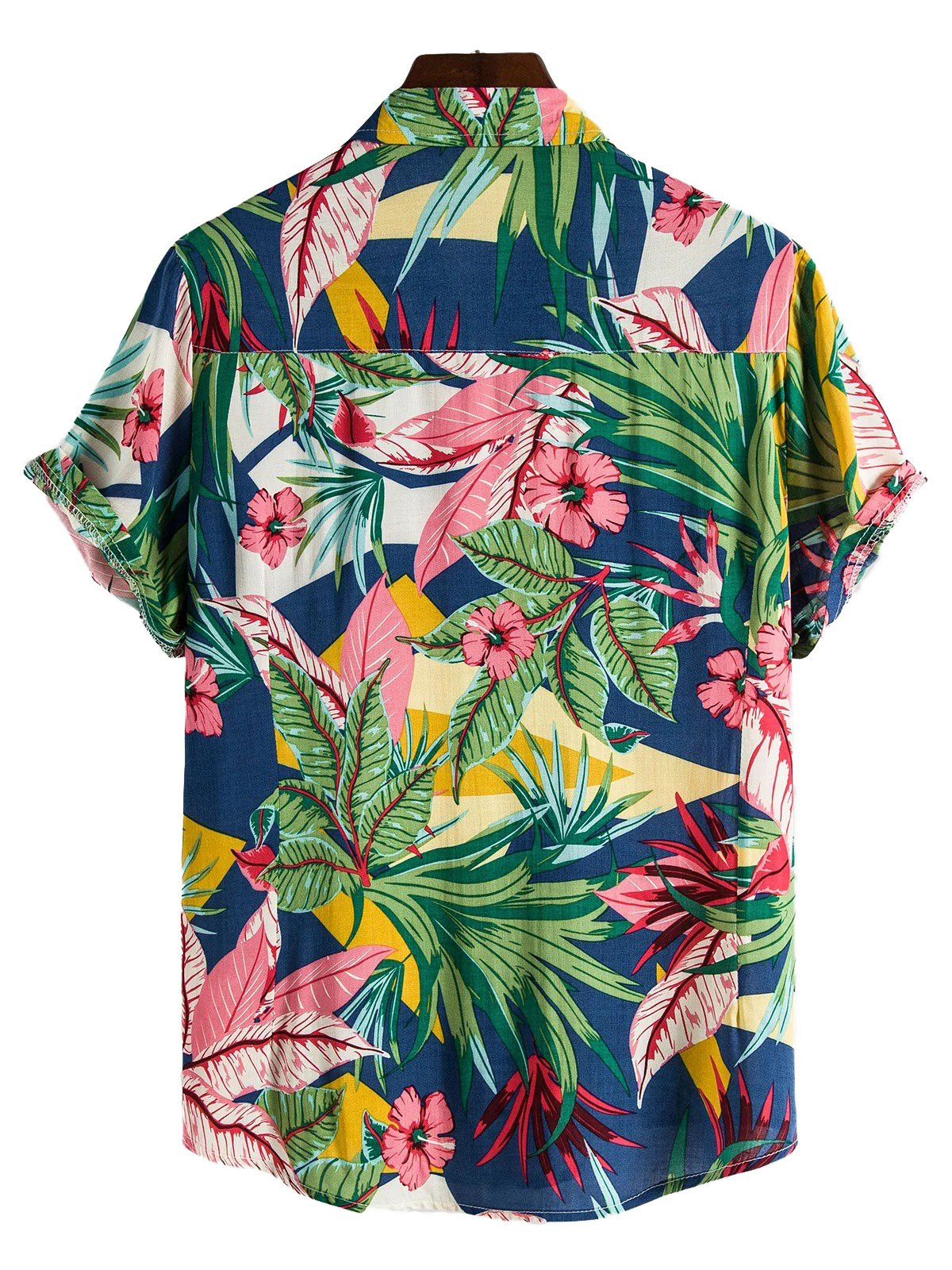 Mens Shirt Collar Holiday Printed Shirts Hawaiian Shirt for Men Women