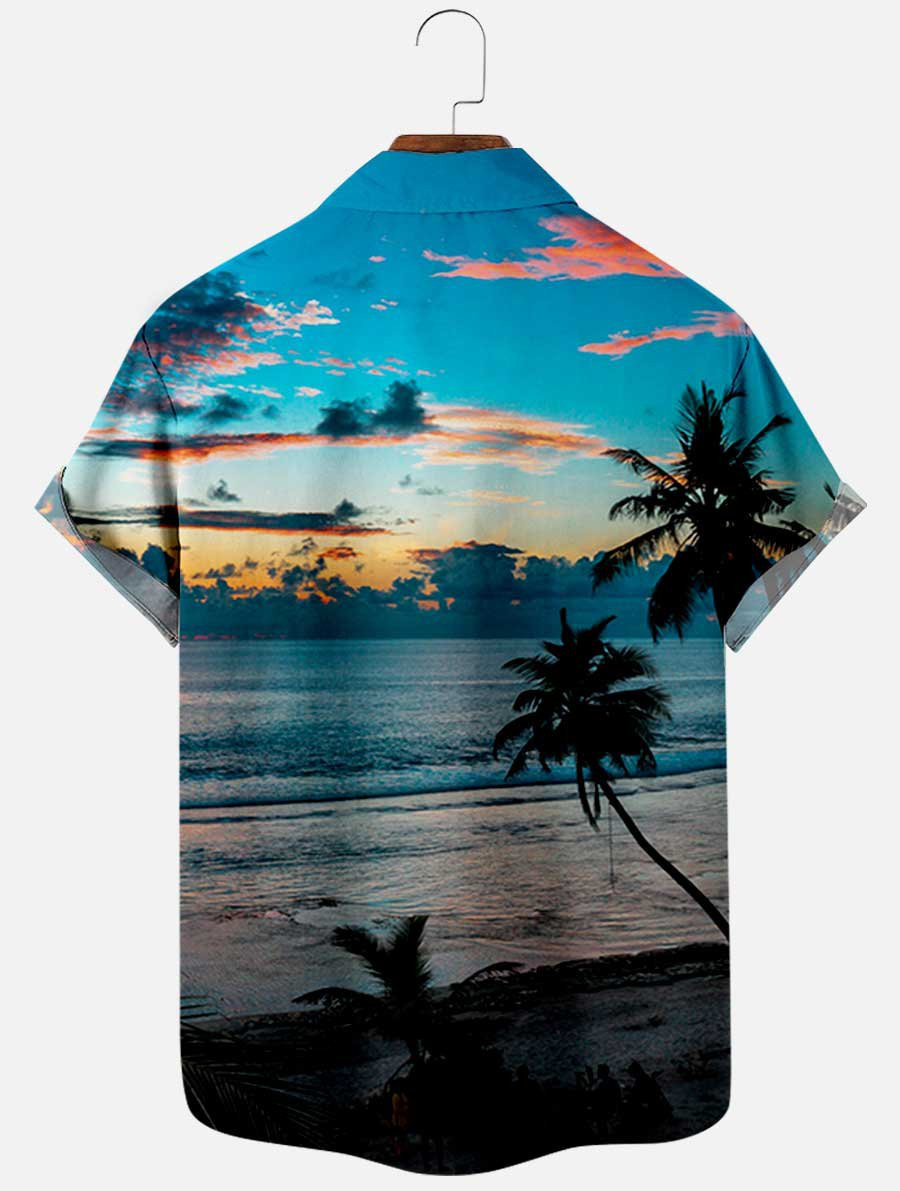 Printed Holiday Shirts  Tops Hawaiian Shirt for Men Women