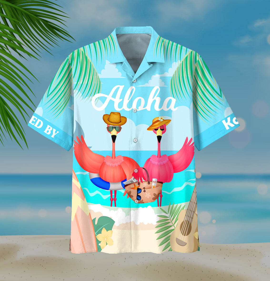 Flamingo Hawaiian Shirt For Men Women