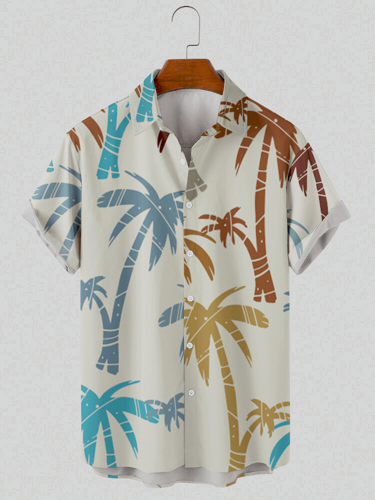 Mens Summer Authentic Hawaiian Shirts