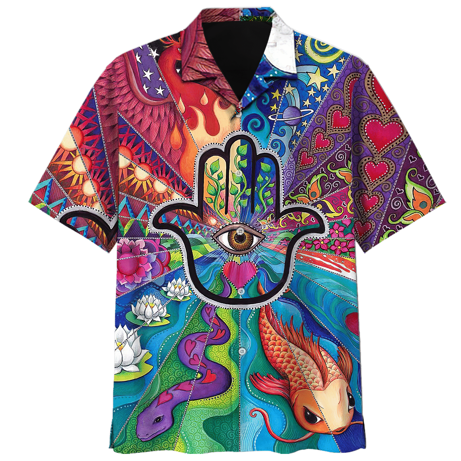 Hippie Hawaiian Shirt - 102 For Men Women