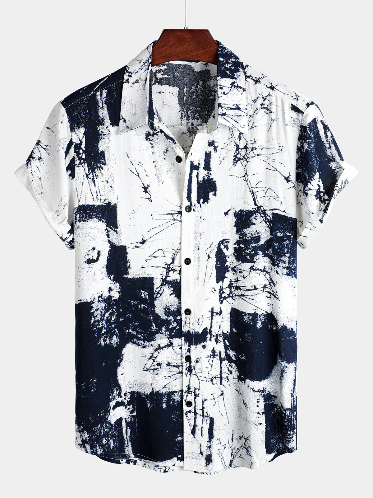 Mens Short Sleeve Holiday Casual Shirt Hawaiian Shirt for Men Women