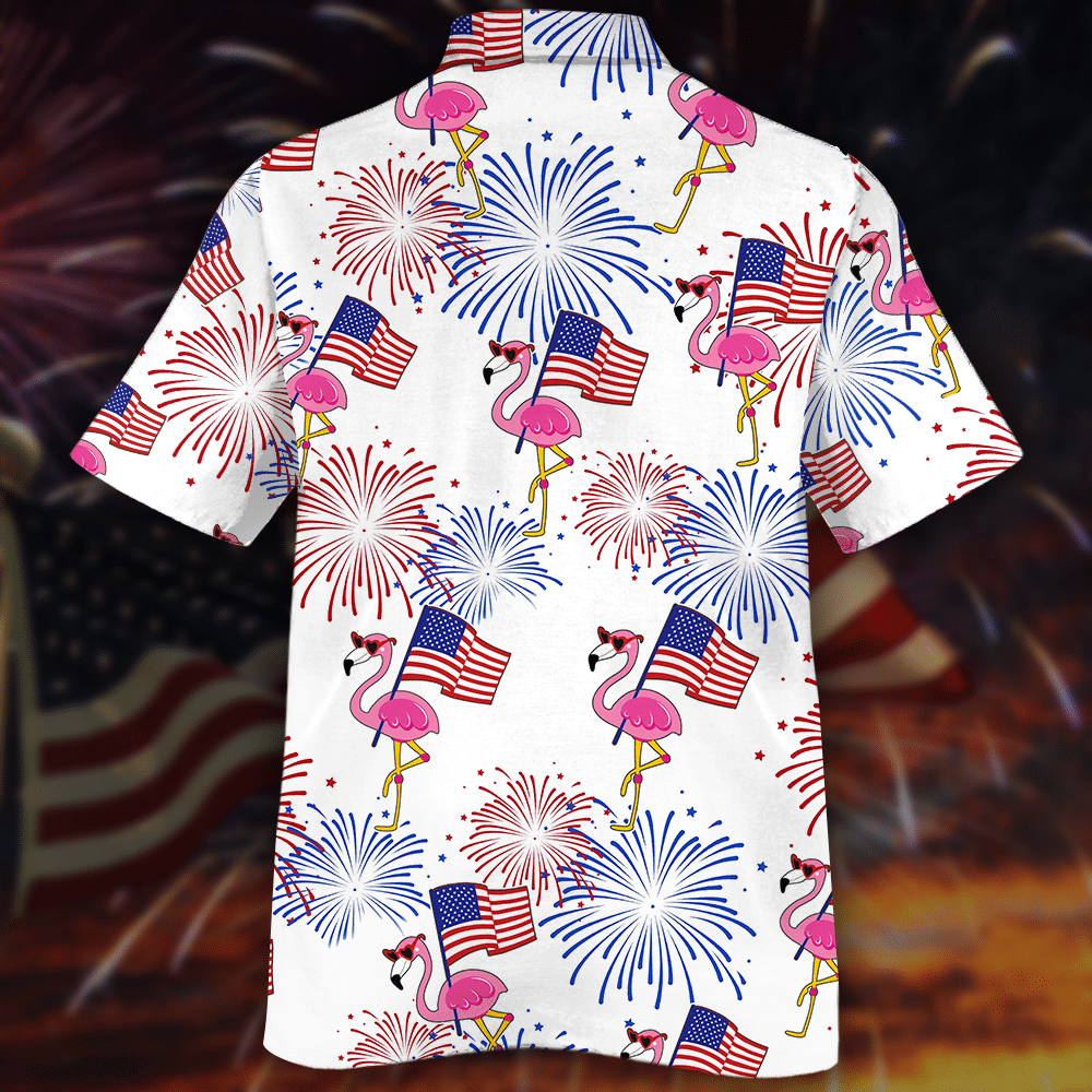 Flamingo Hawaiian Shirt For Men Women