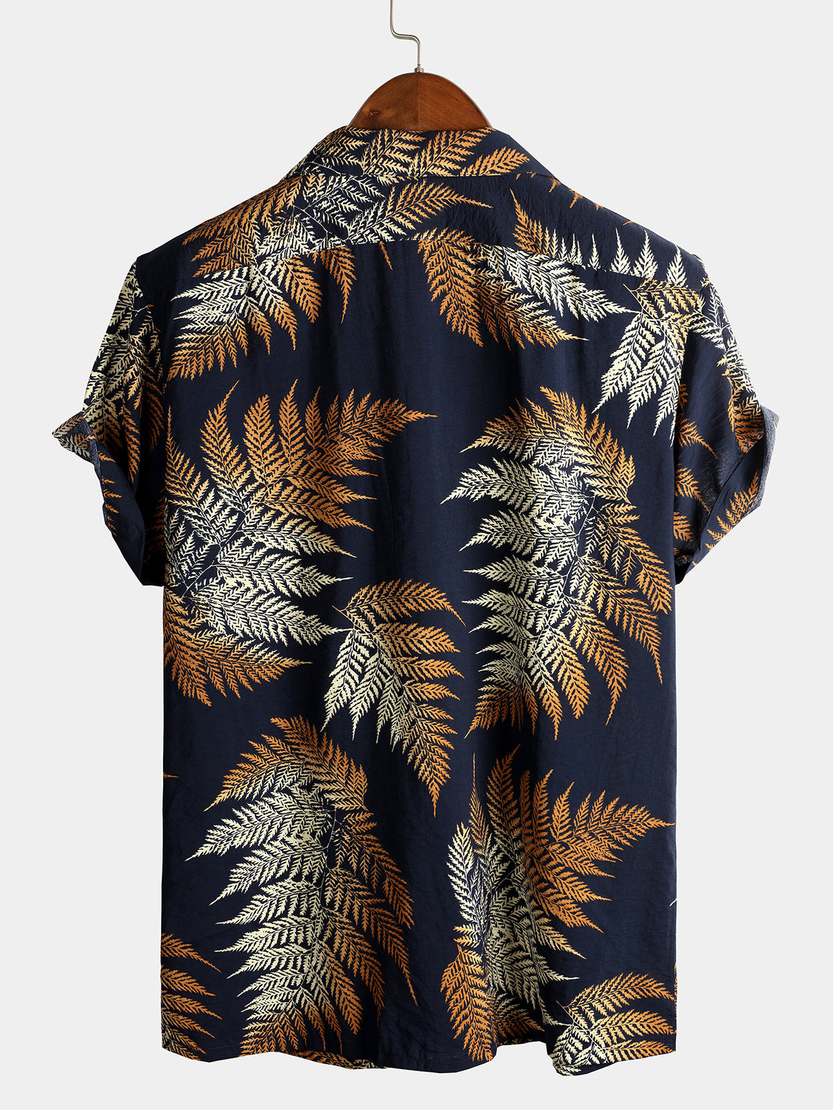 Mens Holiday Short Sleeve Cotton Shirt Hawaiian Shirt for Men Women