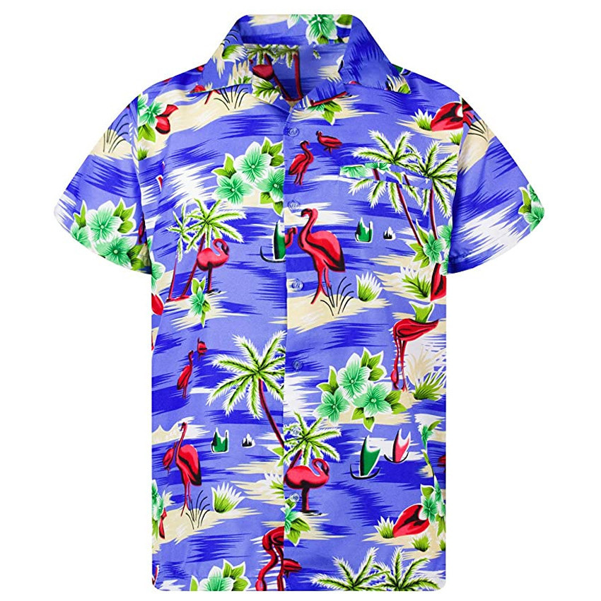 Flamingo Hawaiian Shirt Tropical Lovers Hawaiian Shirt For Men Women