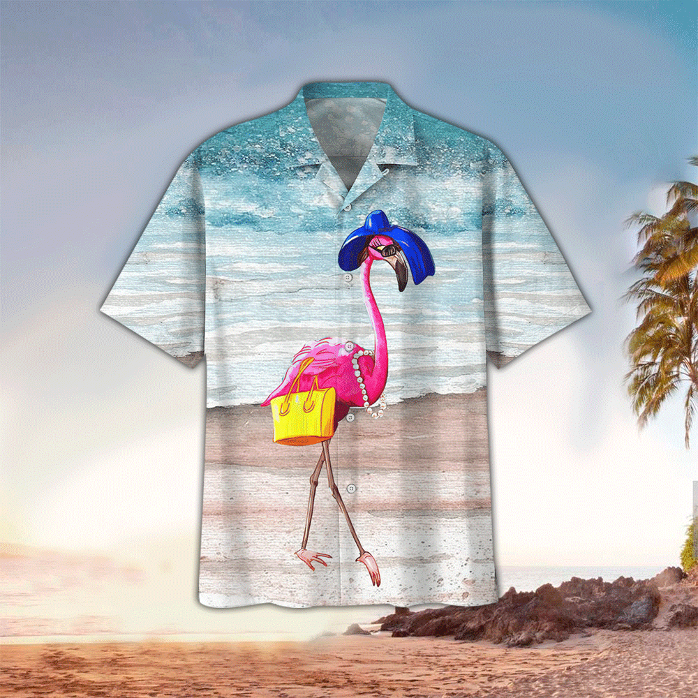 Flamingo Hawaiian Shirt Tropical Lovers Hawaiian Shirt Flamingo Hawaiian Shirt Tropical Lovers