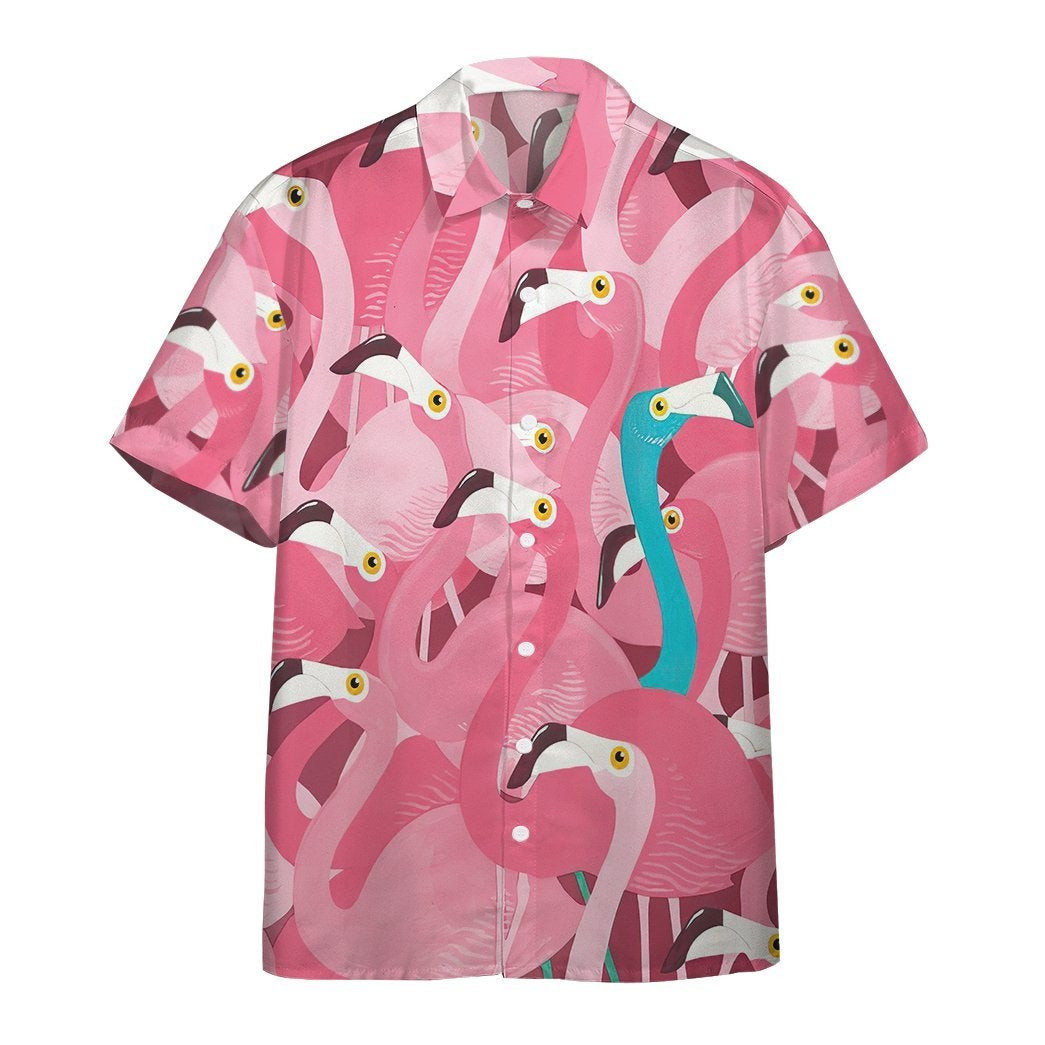 Flamingo Hawaiian Shirt Tropical Hawaiian Shirt For Men Women