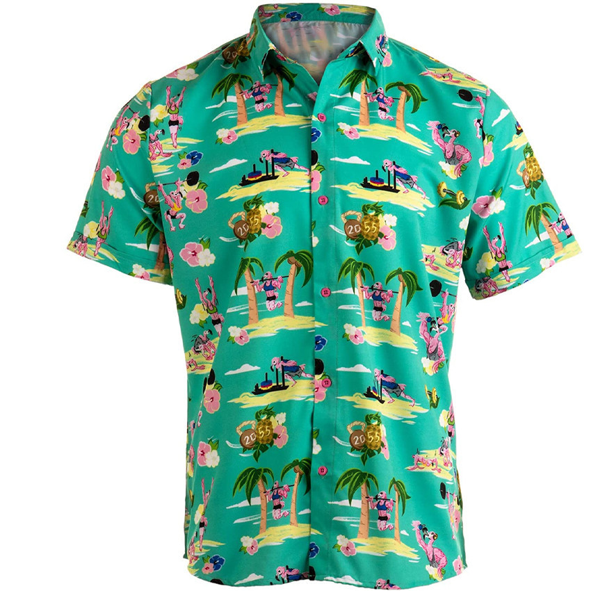 Flamingo Hawaiian Shirt Tropical Lovers Hawaiian Shirt Aloha Shirt