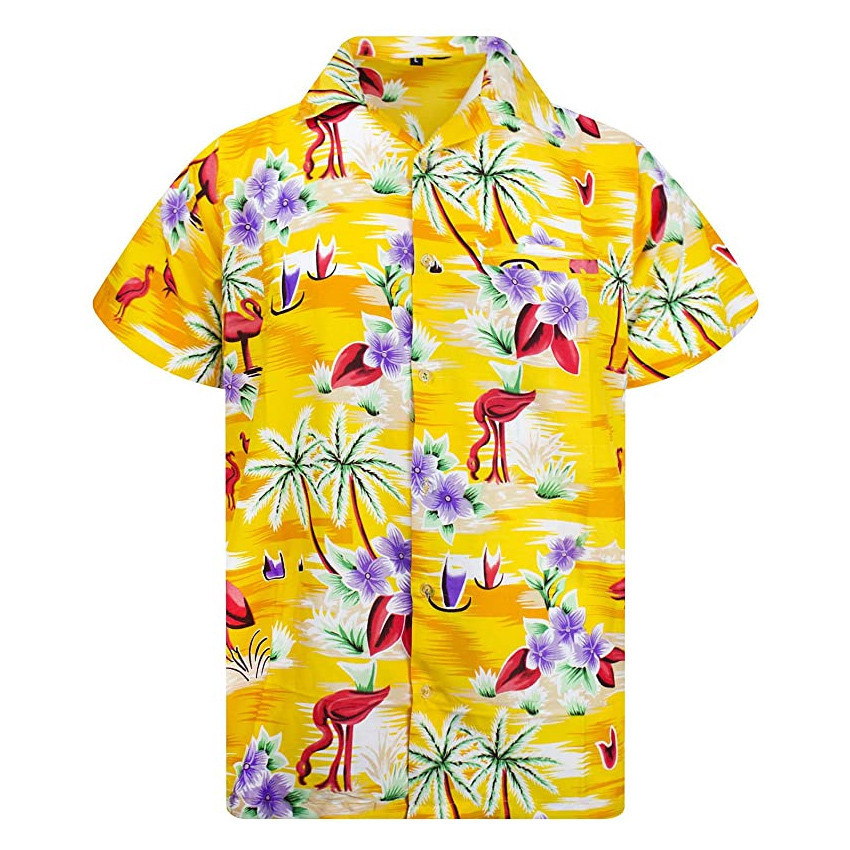 Flamingo Hawaiian Shirt Tropical Lovers Hawaiian Shirt For Men Women