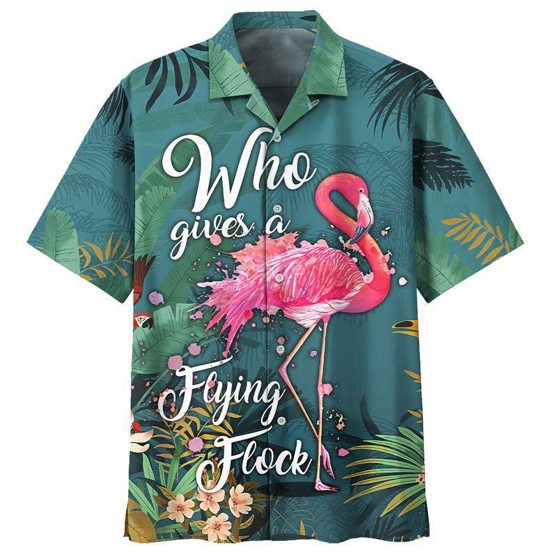 Flamingo Hawaiian Shirt Tropical Hawaiian Shirt For Men Women