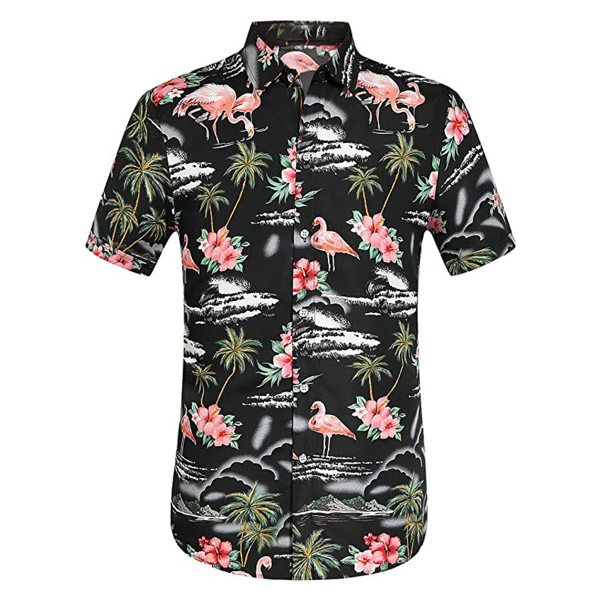 Flamingo Hawaiian Shirt Tropical Lovers Hawaiian Shirt For Men Women