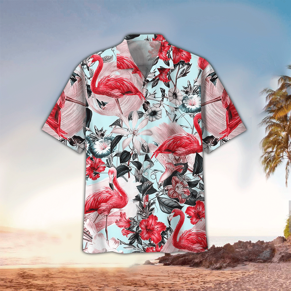 Flamingo Hawaiian Shirt Tropical Lovers Hawaiian Shirt Perfect Gift Ideas For Men Women