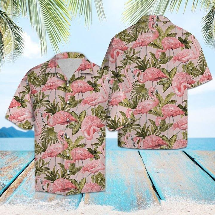 Flamingo Hawaiian Shirt Tropical Hawaiian Shirt For Men Hawaiian Shirt For Men Women