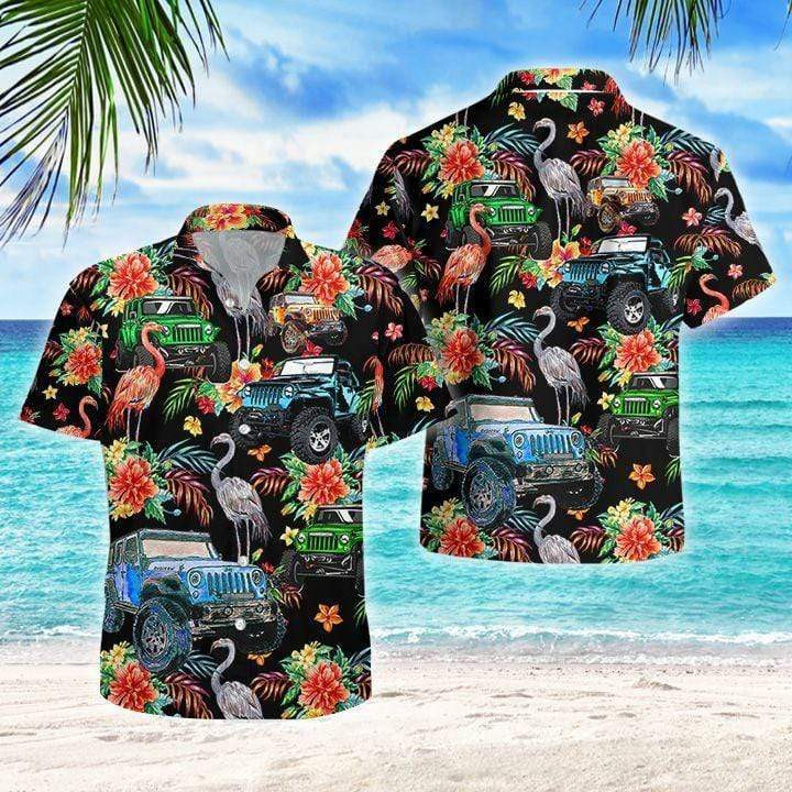 Flamingo Hawaiian Shirt Tropical In Summer Hawaiian Shirt For Men Women