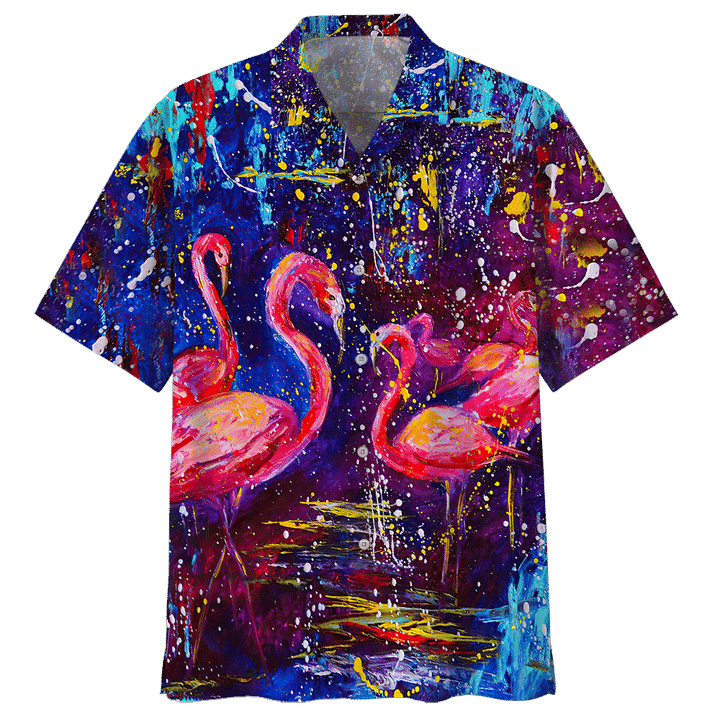 Flamingo Hawaiian Shirt Tropical Hawaiian Shirt For Men Women