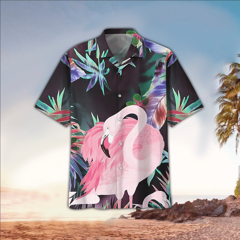 Flamingo Hawaiian Shirt Tropical Lovers Aloha Shirt Perfect Hawaiian Shirt For Flamingo Hawaiian Shirt Tropical Lovers Lover