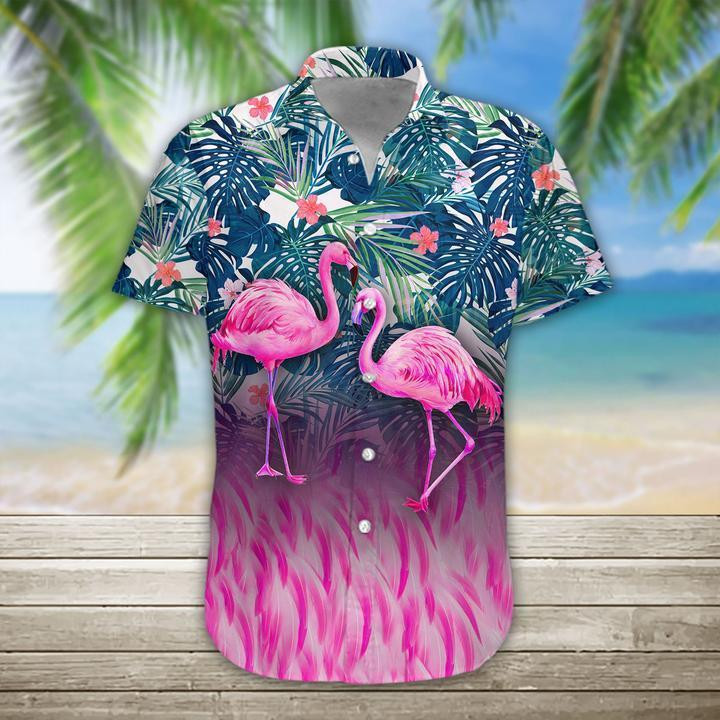 Flamingo Hawaiian Shirt Tropical Hawaiian Shirt For Men Hawaiian Shirt For Men Women