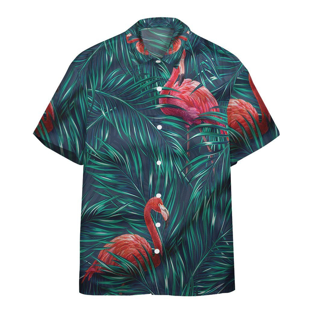 Flamingo Hawaiian Shirt Tropical Tropical Custom Hawaiian Shirt For Men Women