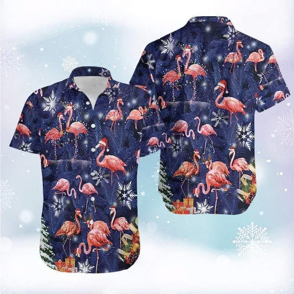 Felacia Flamingo Hawaiian Shirt Tropical On Hawaiian Shirt For Men Women