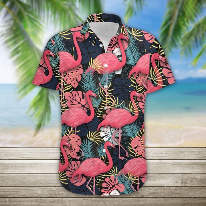 Flamingo Hawaiian Shirt Tropical Hawaiian Shirt For Men Hawaiian Shirt For Men Women