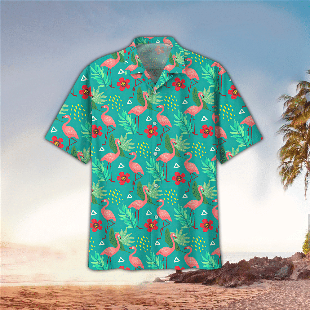 Flamingo Hawaiian Shirt Tropical Lovers Shirt Flamingo Hawaiian Shirt Tropical Lovers Hawaiian Shirt For Men Women