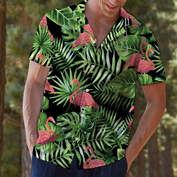 Flamingo Hawaiian Shirt Tropical Hawaiian Shirt For Men Hawaiian Shirt For Men Women