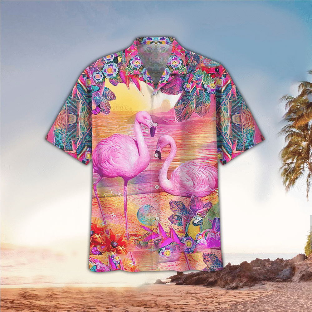 Flamingo Hawaiian Shirt Tropical Lovers Hawaiian Shirt Flamingo Hawaiian Shirt Tropical Lovers Lover Gifts