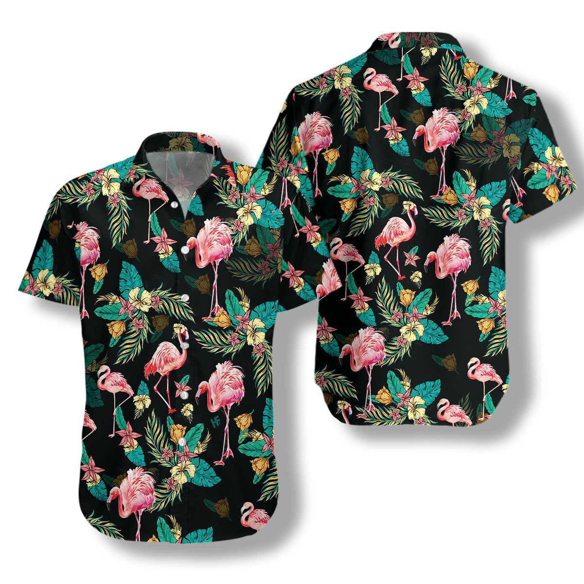 Flamingo Hawaiian Shirt Tropical Tropical Pattern Hawaiian Shirt For Men Women