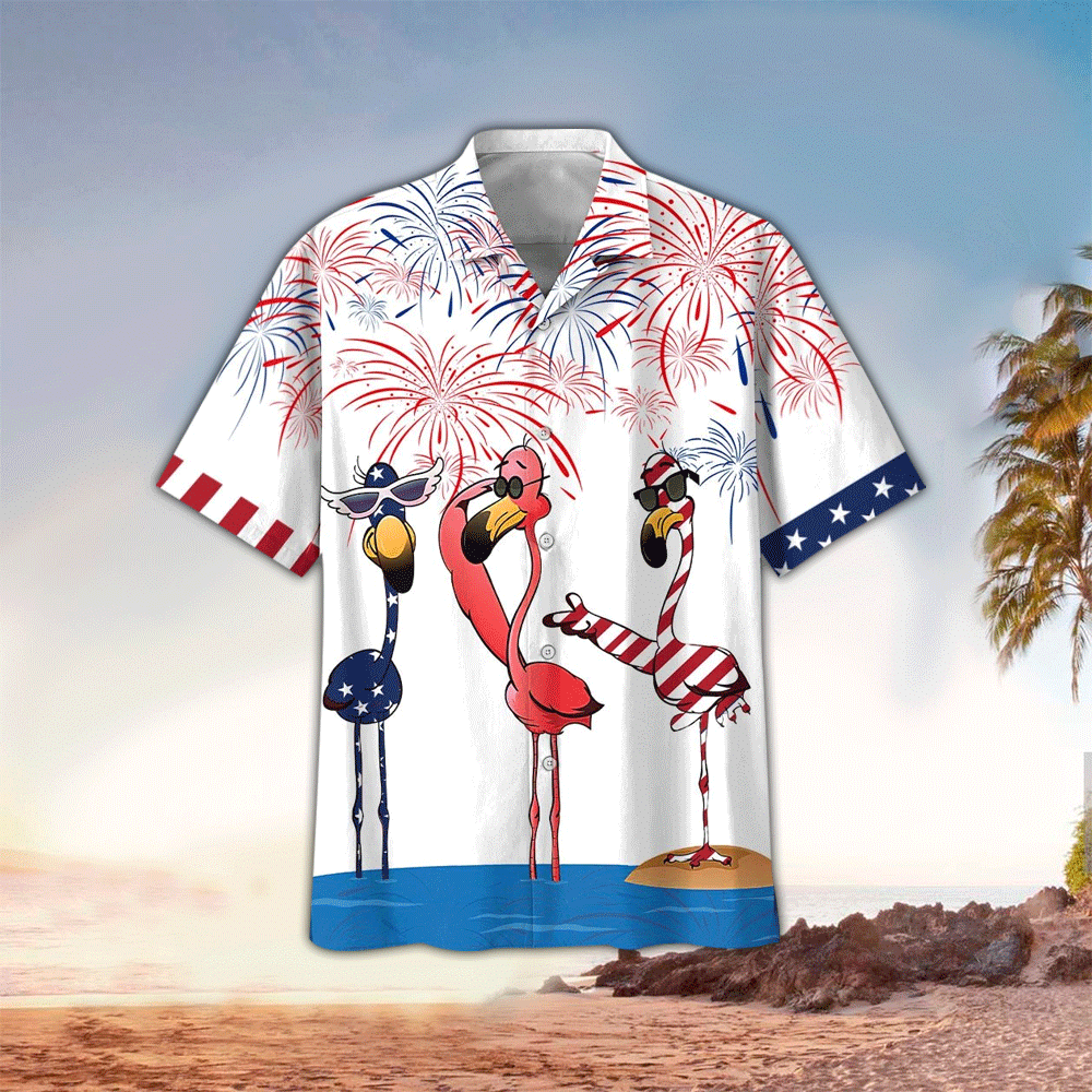 Flamingo Hawaiian Shirt Tropical Lovers Apparel Flamingo Hawaiian Shirt Tropical Lovers Button Up Shirt