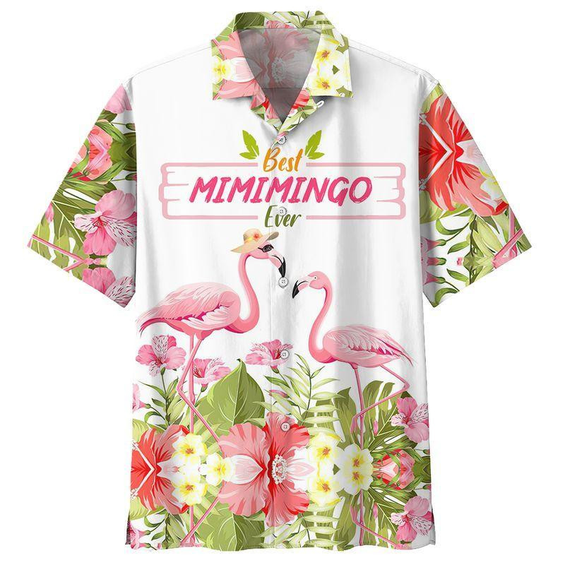 Best Mimimingo Ever Flamingo Hawaiian Shirt Tropical Hawaiian Shirt For Men Hawaiian Shirt For Men Women