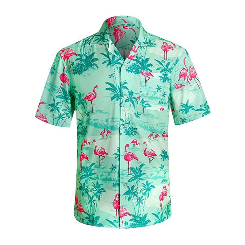 Flamingo Hawaiian Shirt Tropical Lovers Shirt Flamingo Hawaiian Shirt Tropical Lovers Hawaiian Shirt For Men Women