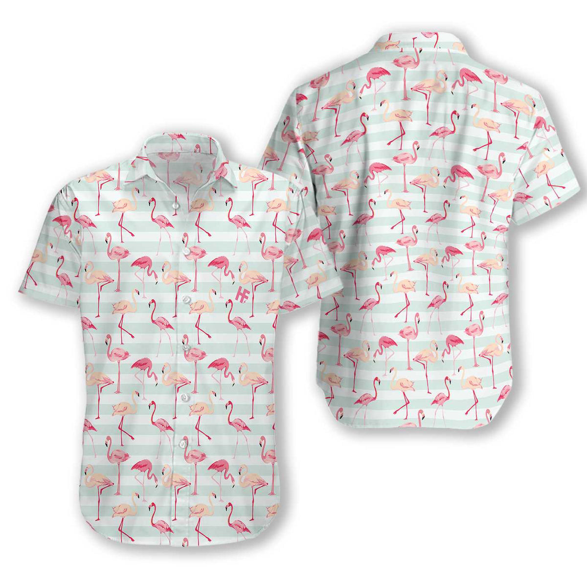 Flamingo Hawaiian Shirt Tropical Hawaiian Shirt For Men Women